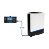 Hybrydowy zestaw solarny off-grid ESB-10kW-48 MPPT 10xPV Mono bateria Slim 5kWh